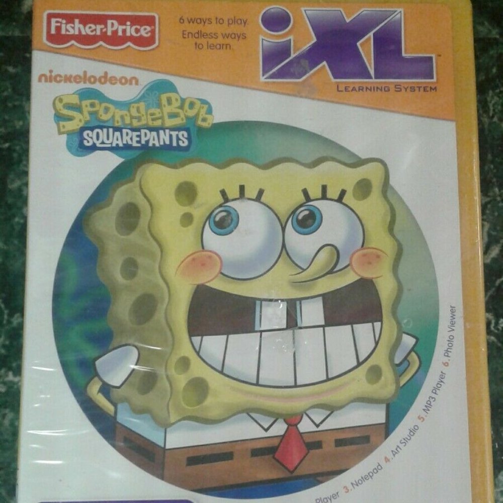 SpongeBob Squarepants iXL Learning System Game NEW Nickelodeon Fisher Price